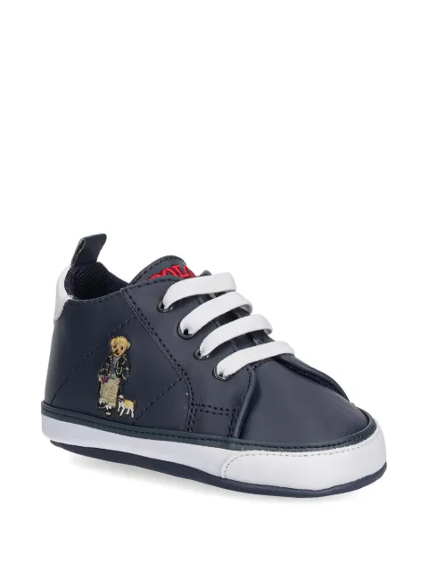 POLO RALPH LAUREN KIDS Quilton Bear lace-up sneakers