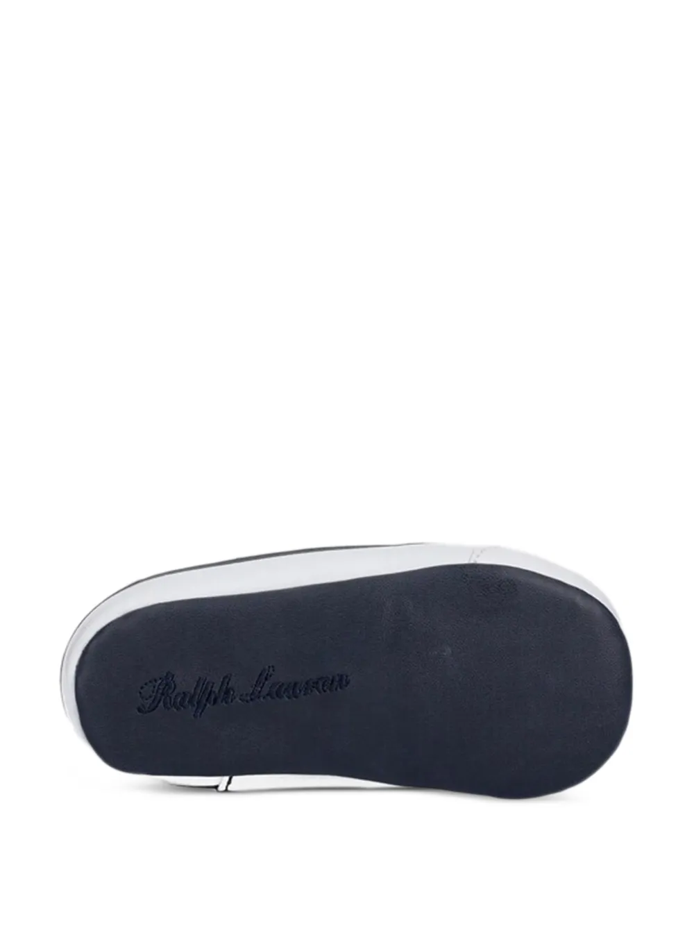 POLO RALPH LAUREN KIDS Quilton Bear lace-up sneakers Blauw