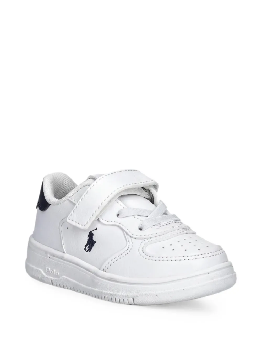 POLO RALPH LAUREN KIDS Sneakers con logo - Bianco