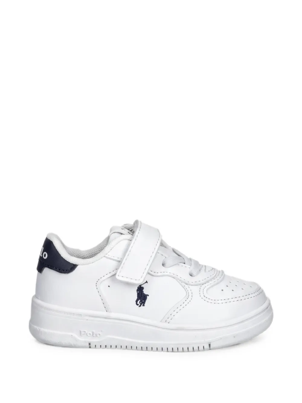 POLO RALPH LAUREN KIDS Sneakers met logodetail Wit