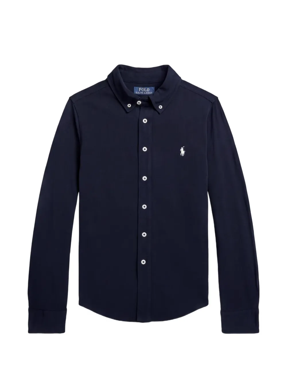 POLO RALPH LAUREN KIDS Featherweight Hemd mit Logo-Detail - Blau