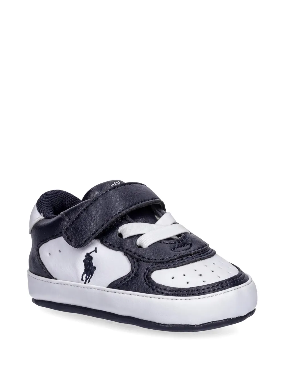 POLO RALPH LAUREN KIDS logo strap sneakers - Blau