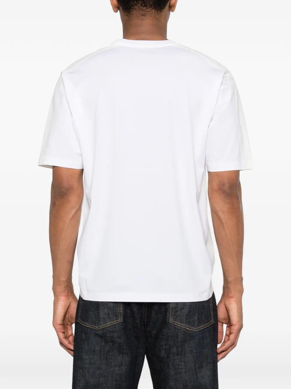 Herno T-shirt met vlakken Wit