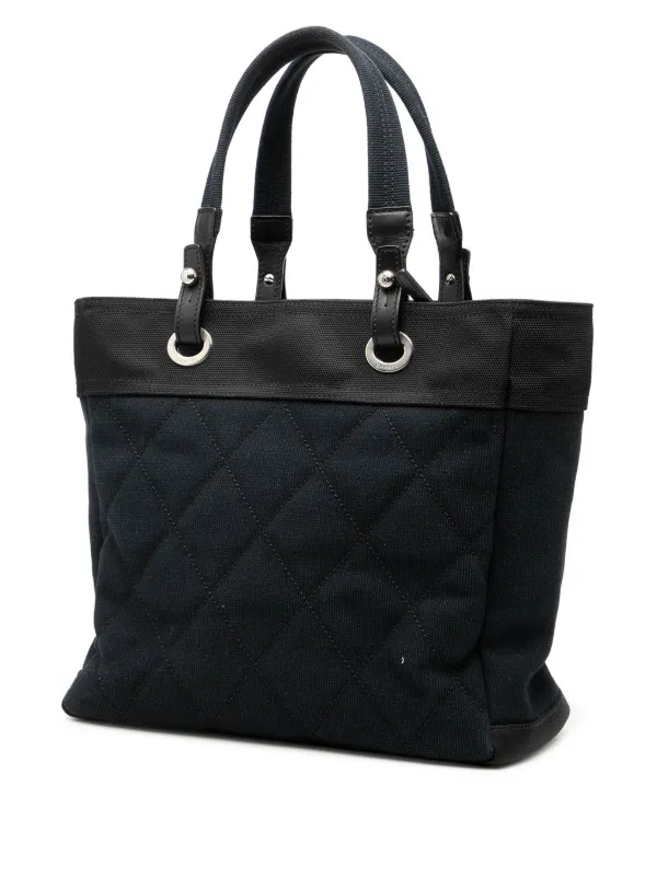 CHANEL Pre-Owned 2009-2010 ミディアム マトラッセ キャンバス パリ 