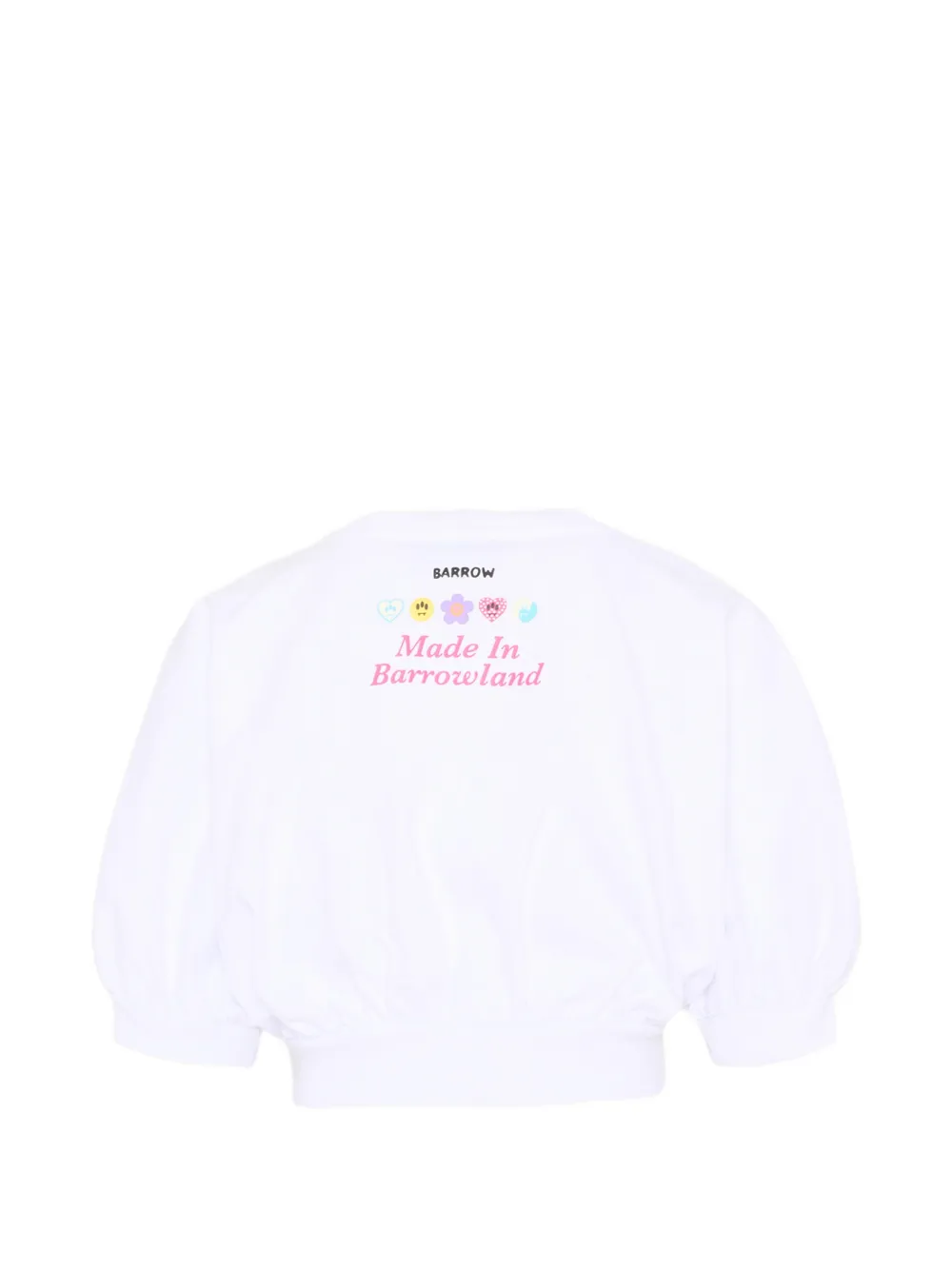 Barrow kids T-shirt met ronde hals Wit