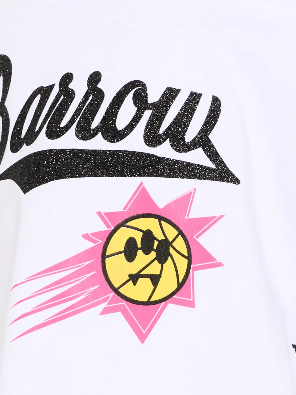 Barrow kids T-shirt met gestreepte mouwen Wit