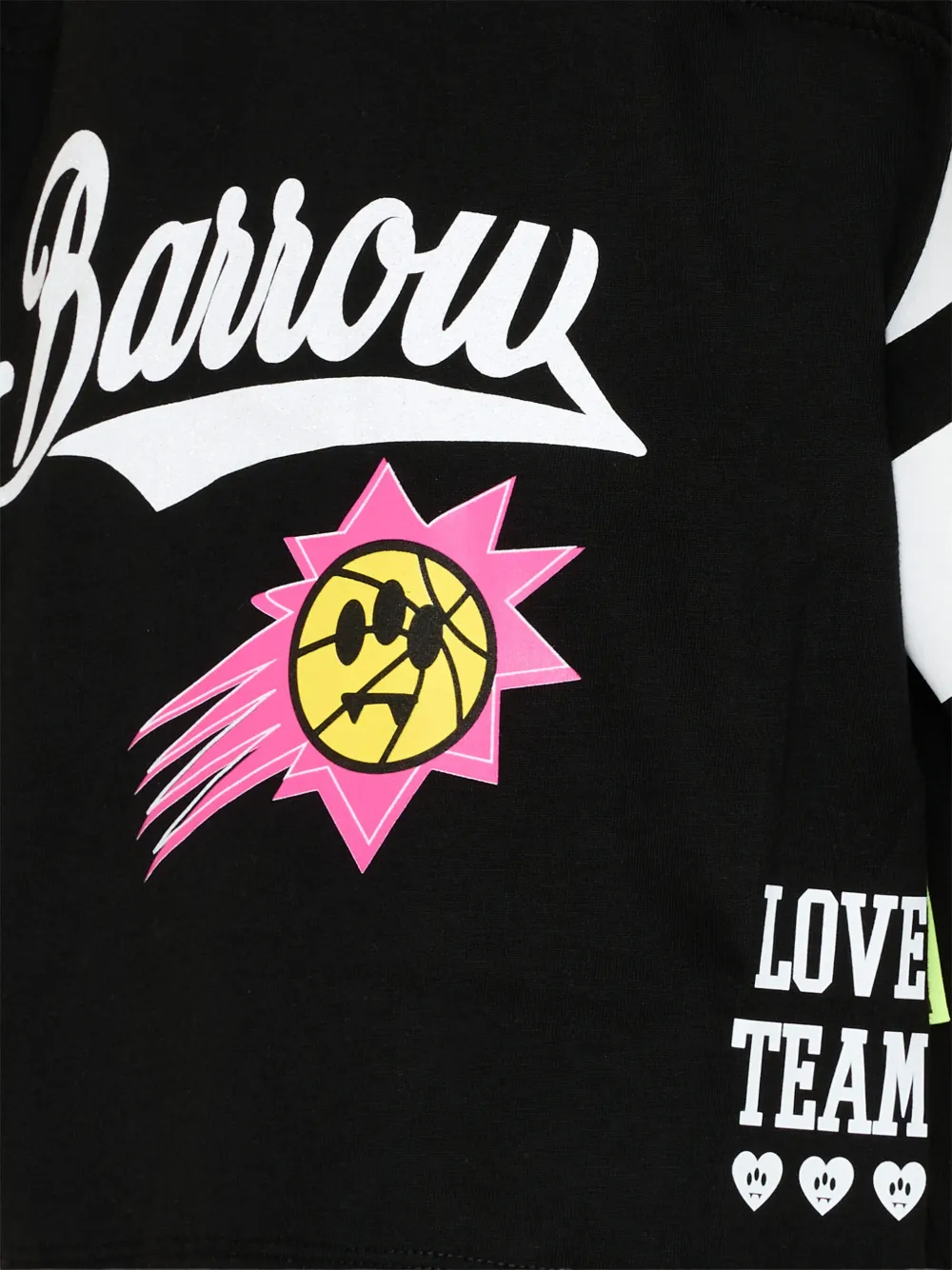 Barrow kids Gestreept T-shirt Zwart