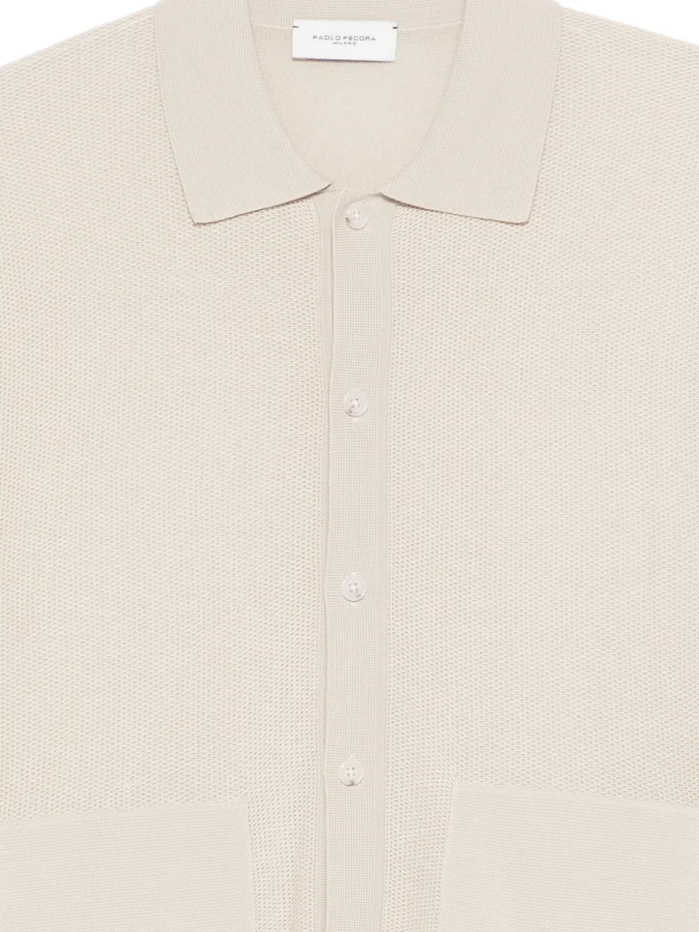 Paolo Pecora Overhemd met lange mouwen Beige