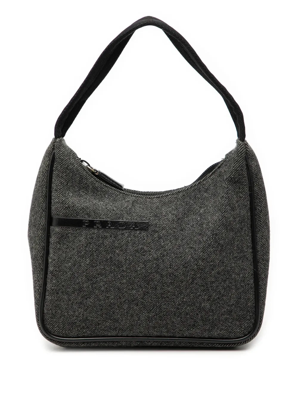 Prada Pre-Owned 2013-2025 Sports Line Wool shoulder bag - Grigio