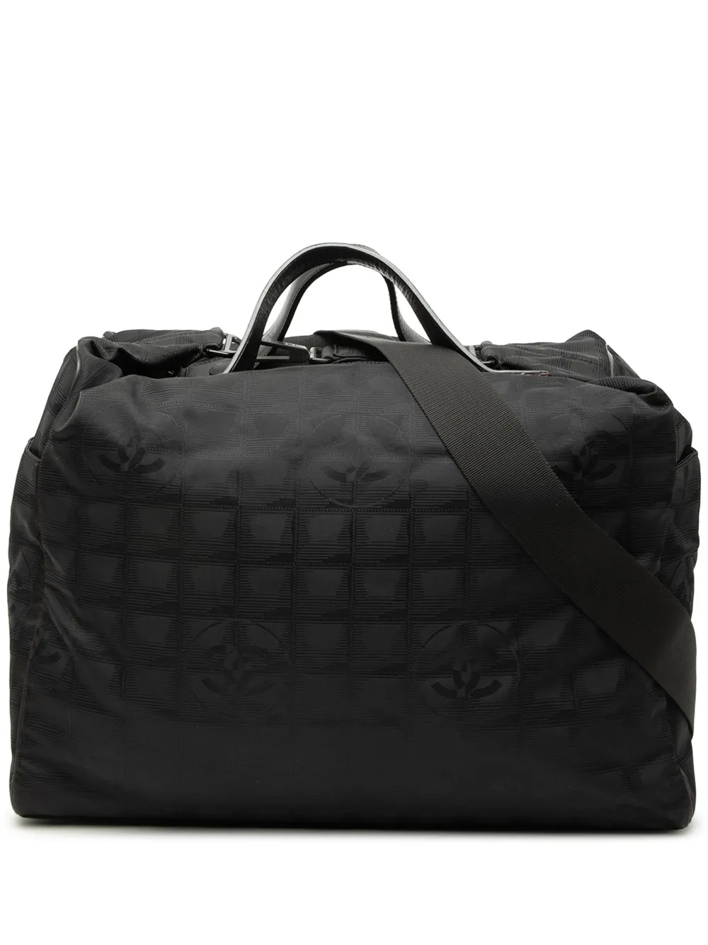 CHANEL Pre-Owned 2000-2002 New Line Nylon travel bag - Nero