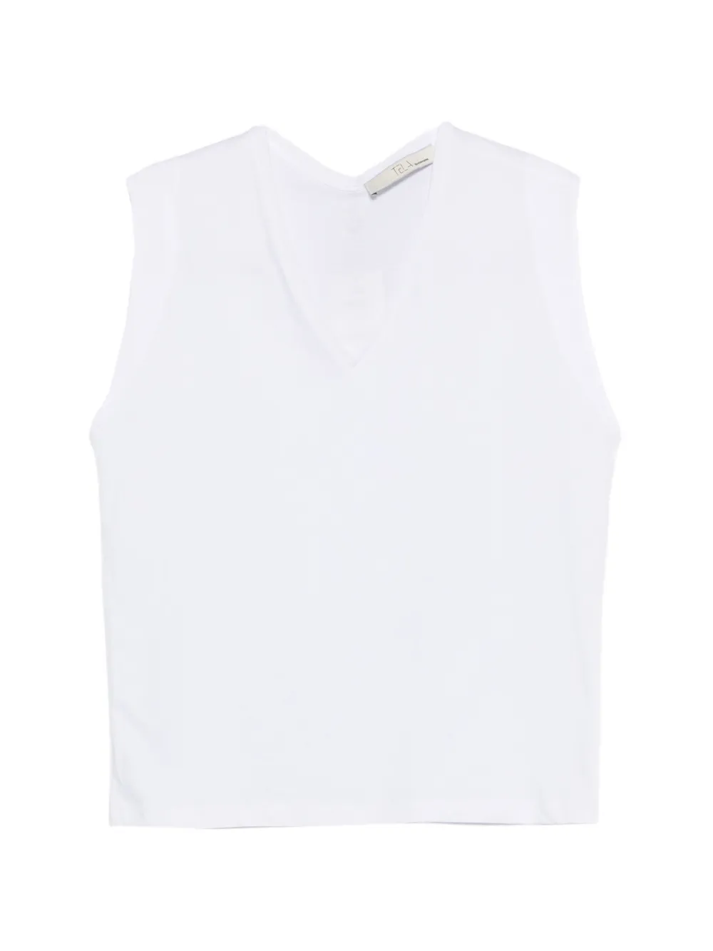 Tela Sami V-neck top - Bianco