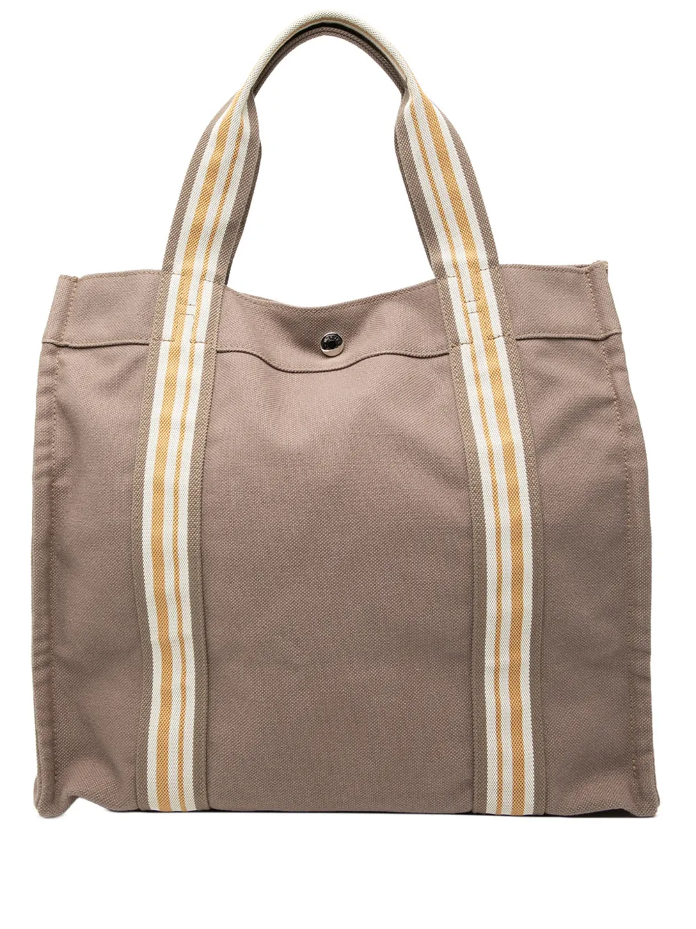 Hermès Pre-Owned 2000-2015 Canvas Sac De Plage tote bag - Marrone