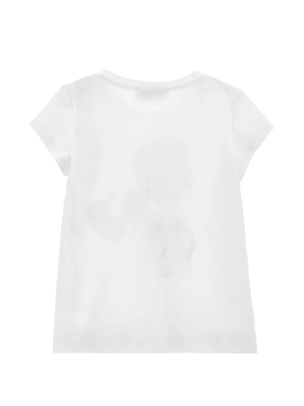 Monnalisa T-shirt met grafische print Wit