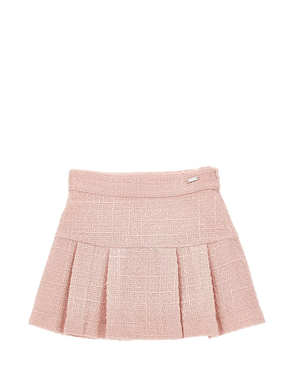 Monnalisa pleated tweed skirt - Rosa