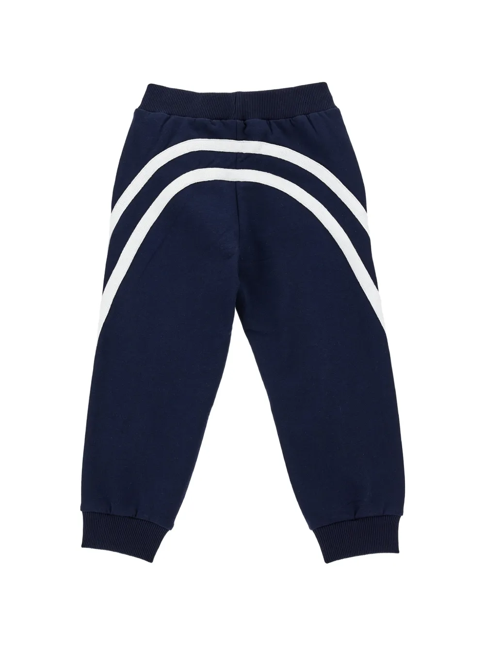  Monnalisa Pantalon De Jogging à Rayures Latérales Et à Strass - Bleu 