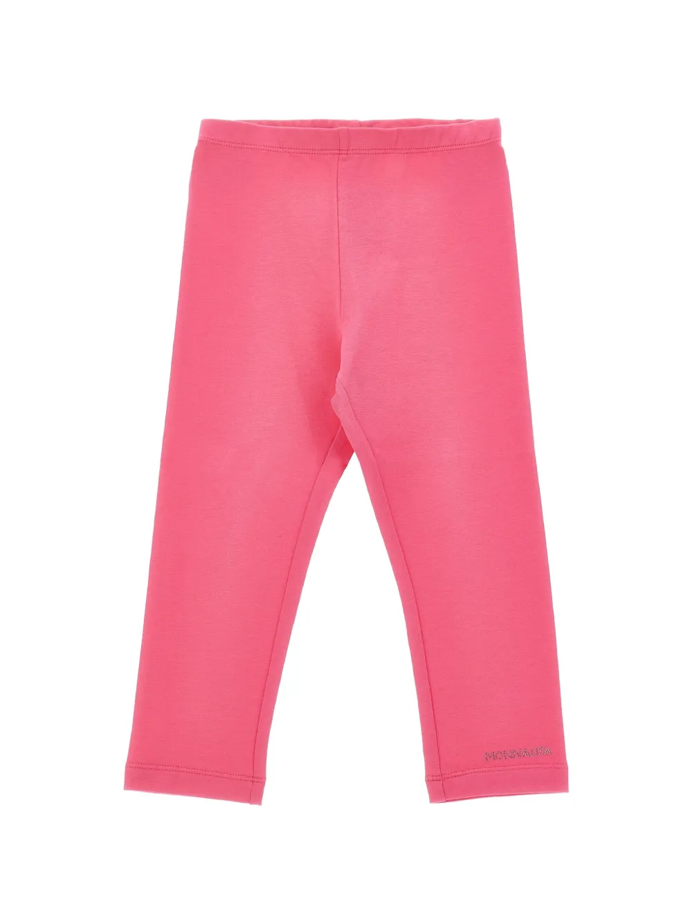 Monnalisa rhinestone-logo leggings - Rosa