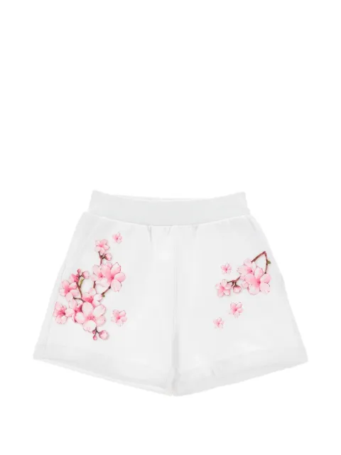 Monnalisa shorts con estampado floral
