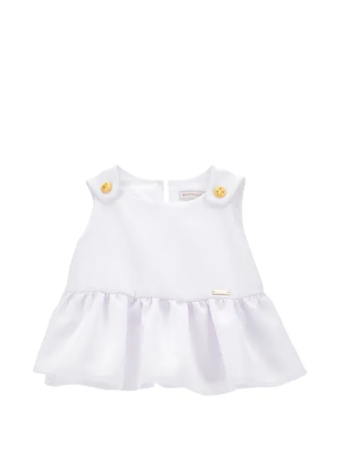 Monnalisa peplum-hem sleeveless top