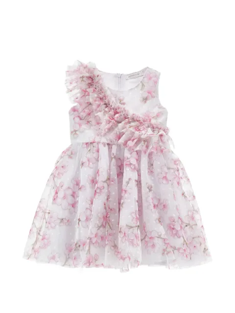 Monnalisa floral-print ruffled dress