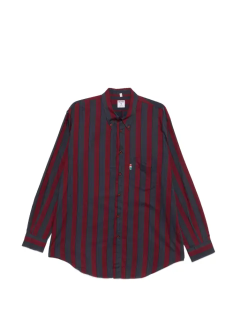 Moschino Pre-Owned 1990s striped pocket shirt