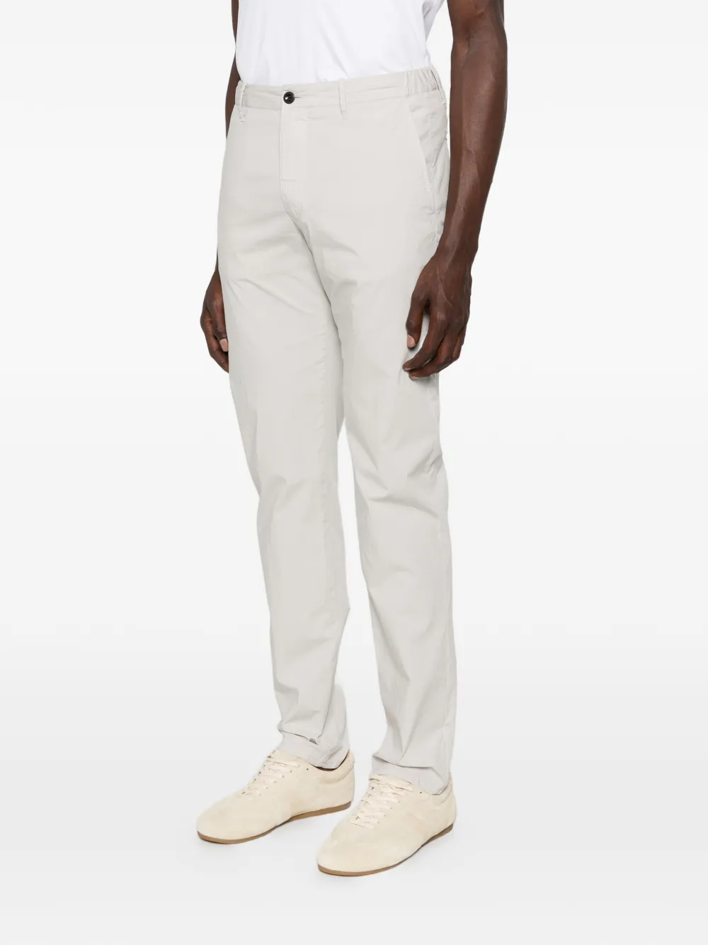 Incotex Broek met knoopsluiting Grijs