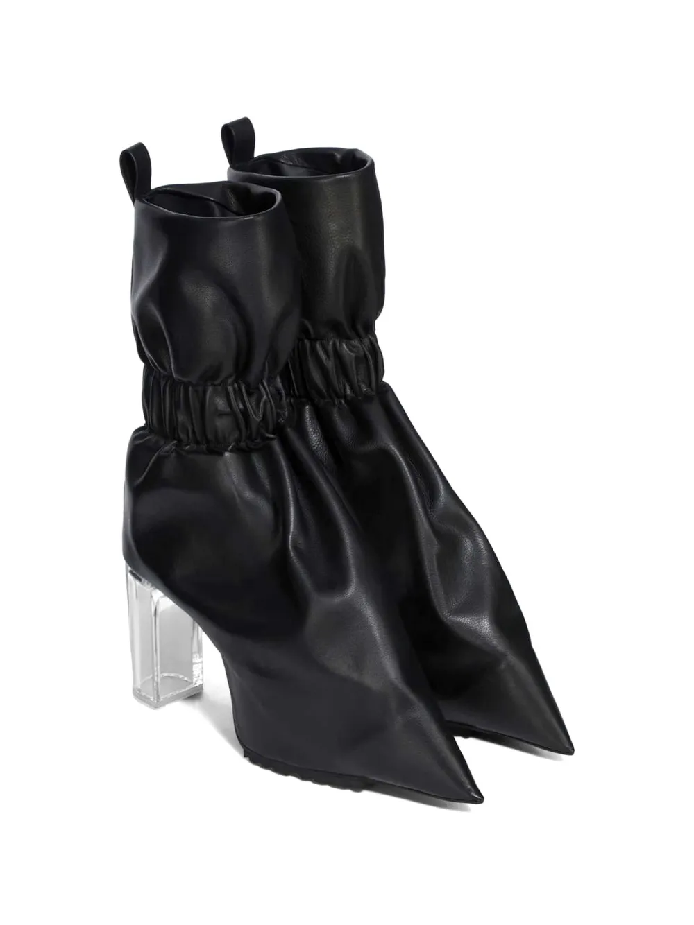 Rick Owens Leren sneakers Zwart