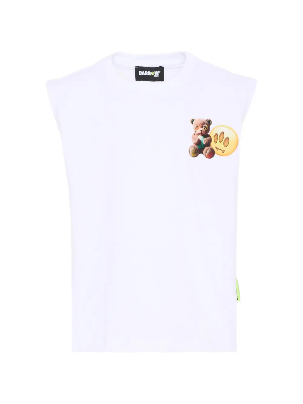 Barrow kids graphic-print T-shirt - Bianco