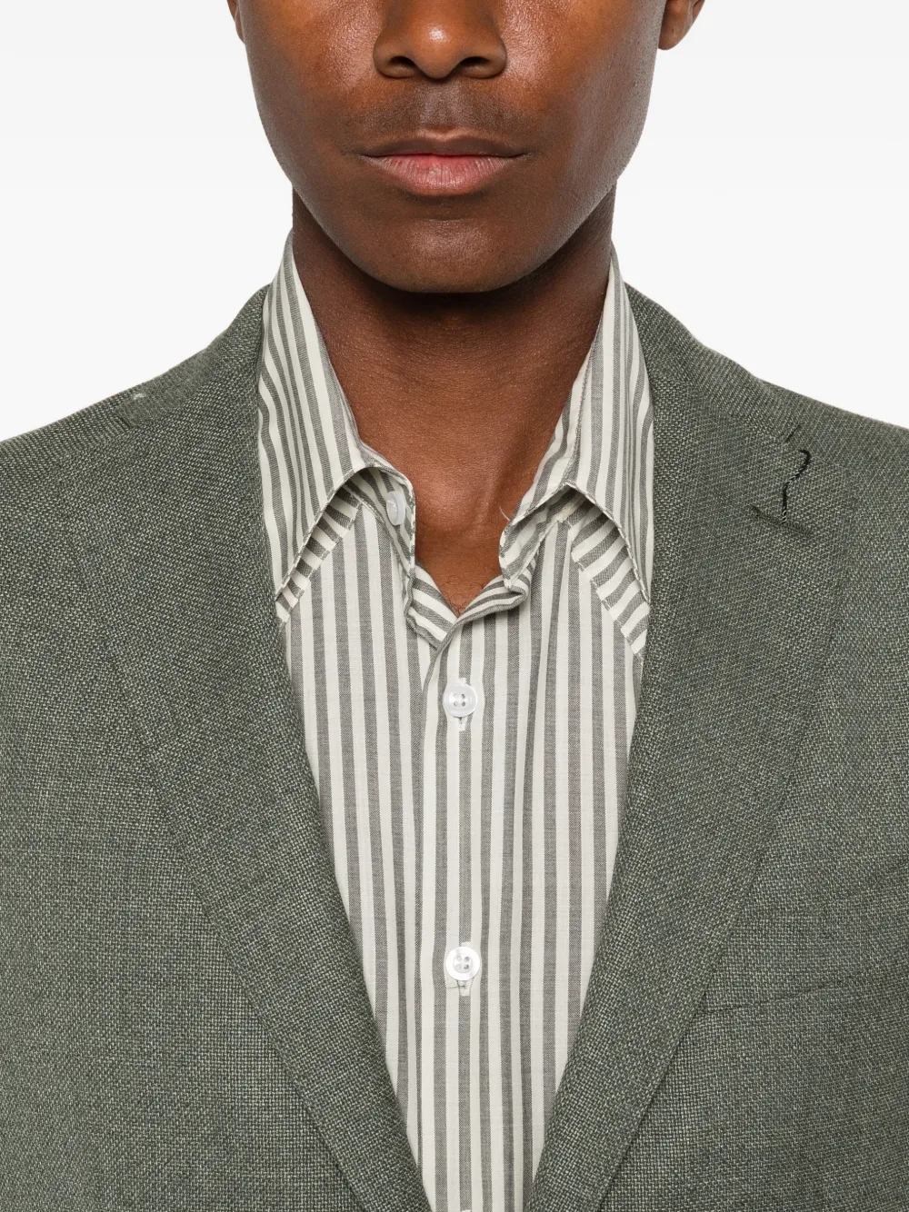 Boglioli K-jack blazer met enkele rij knopen en opgestikte zak Groen