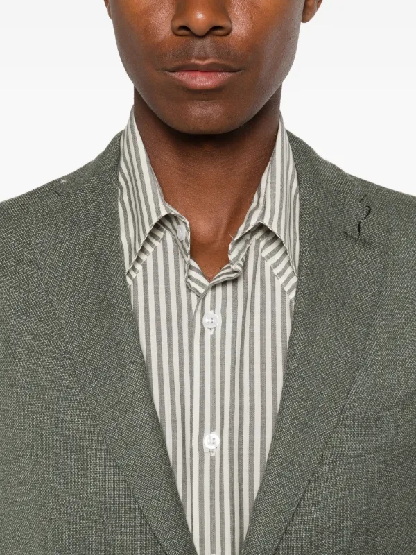 Boglioli K-jacket single-breasted patch-pocket Blazer | Green