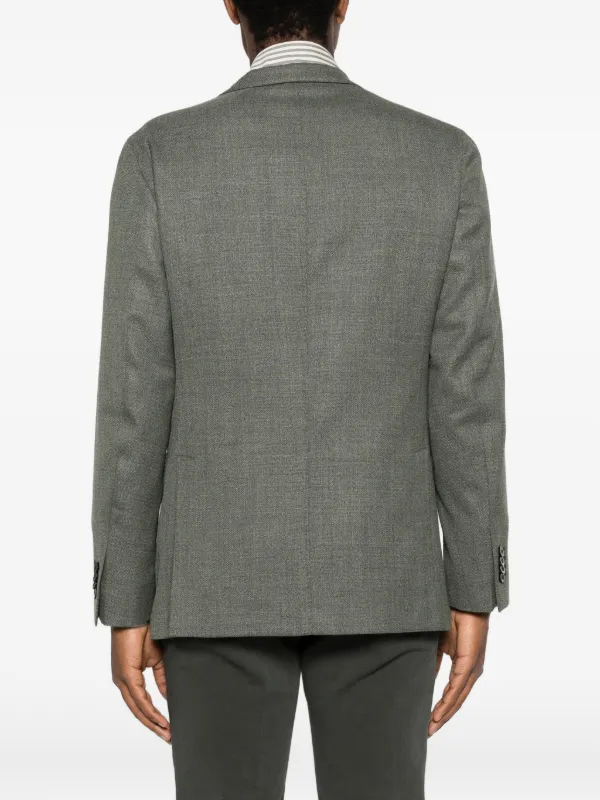 Boglioli K-jacket single-breasted patch-pocket Blazer | Green