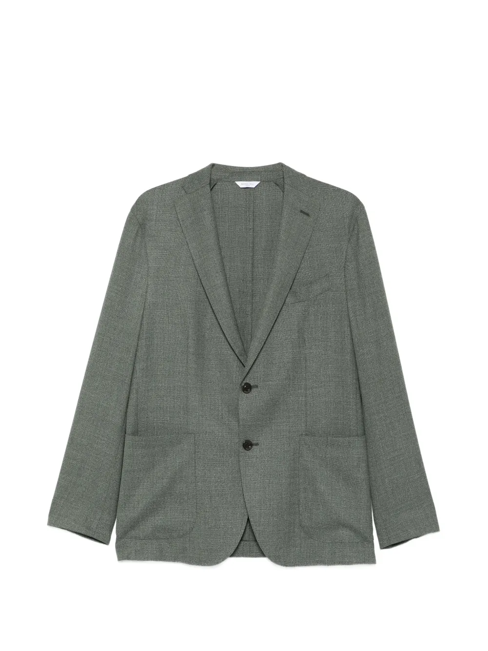 Boglioli K-jacket single-breasted patch-pocket blazer - Verde