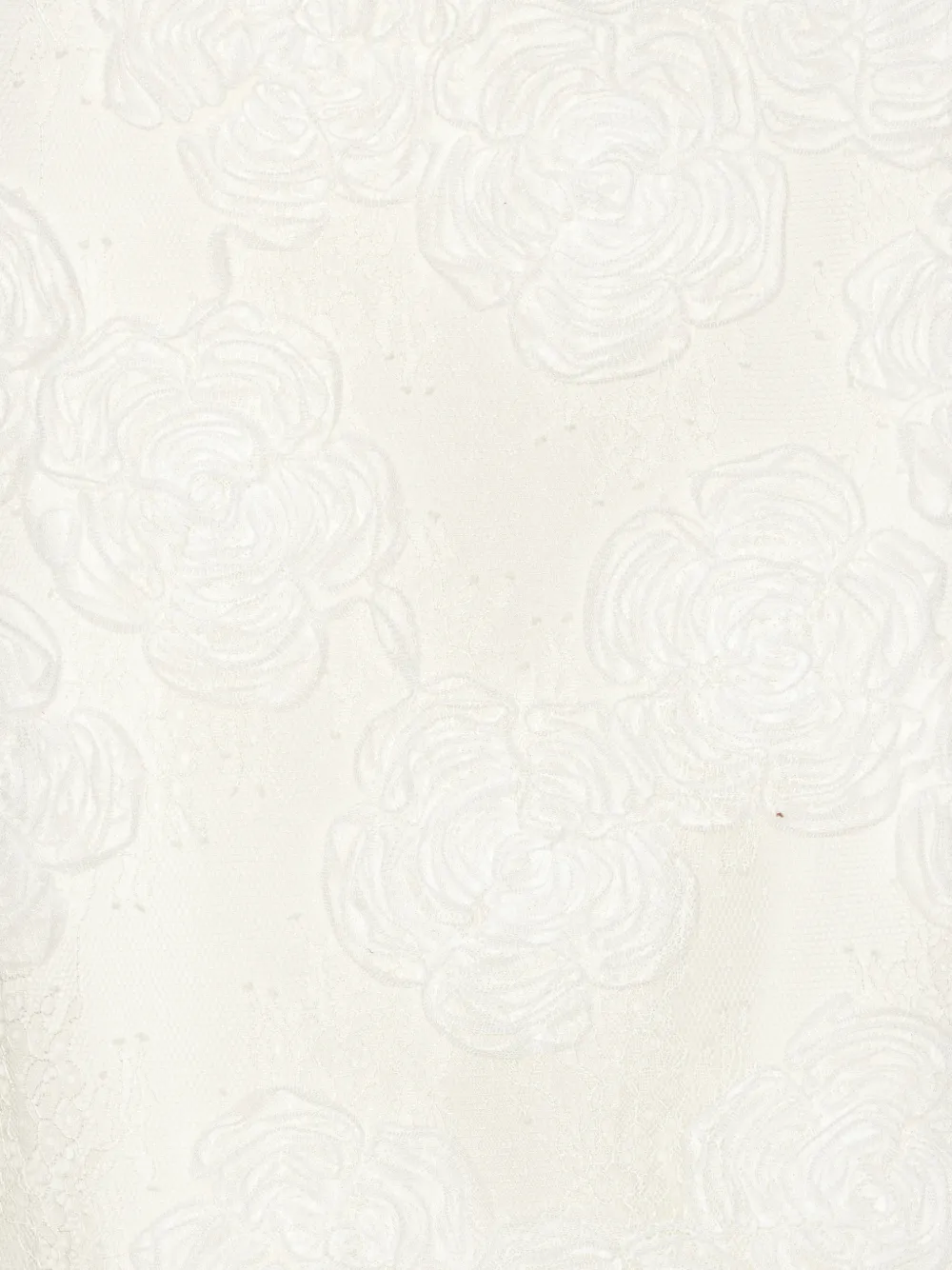 ROTATE BIRGER CHRISTENSEN Mesh tube-jurk met bloemen Beige