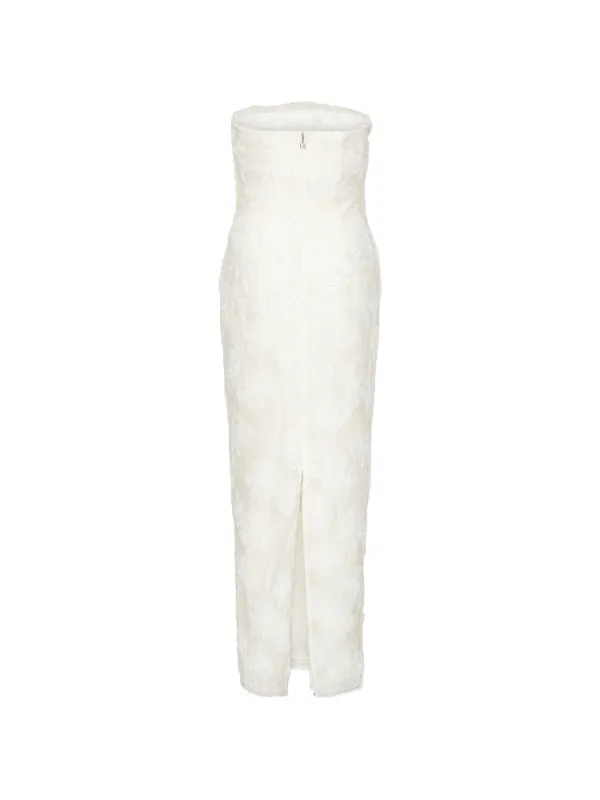 flower mesh tube dress rotate ROTATE Flower Mesh Tube Dress