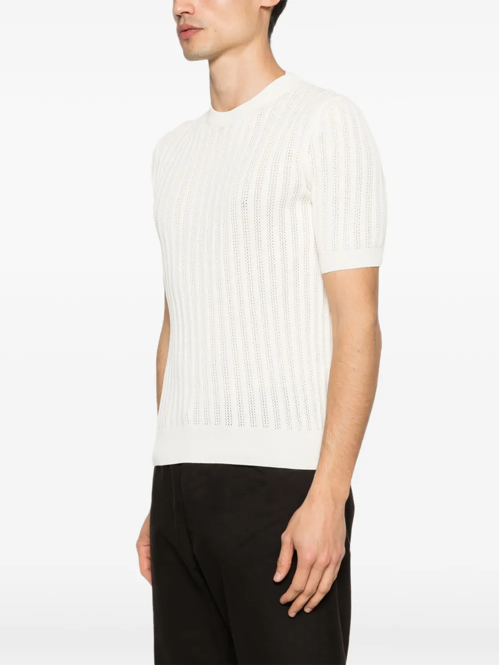 LUIGI GENTILE Trui met korte mouwen Beige