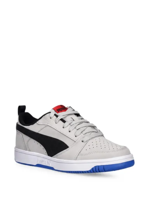 Puma Kids Rebound V6 Lo sneakers med ruskindspaneler