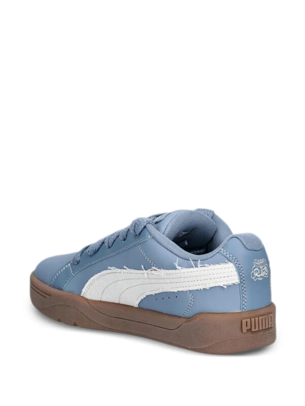 Puma Kids Park Lifestyle Easy frayed sneakers Blauw