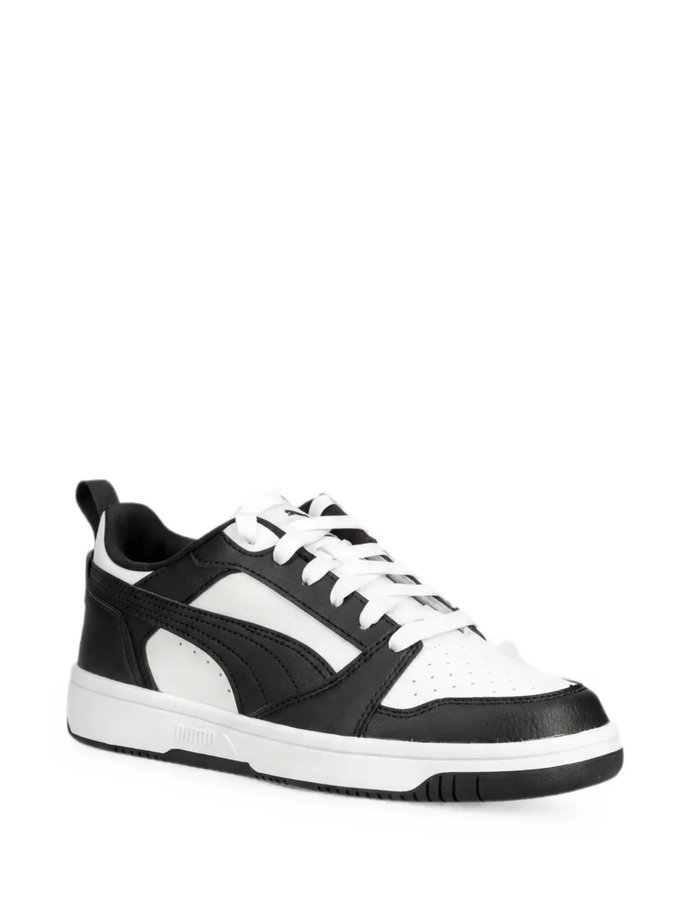 Puma Kids Rebound V6 perforated panelled sneakers - Bianco