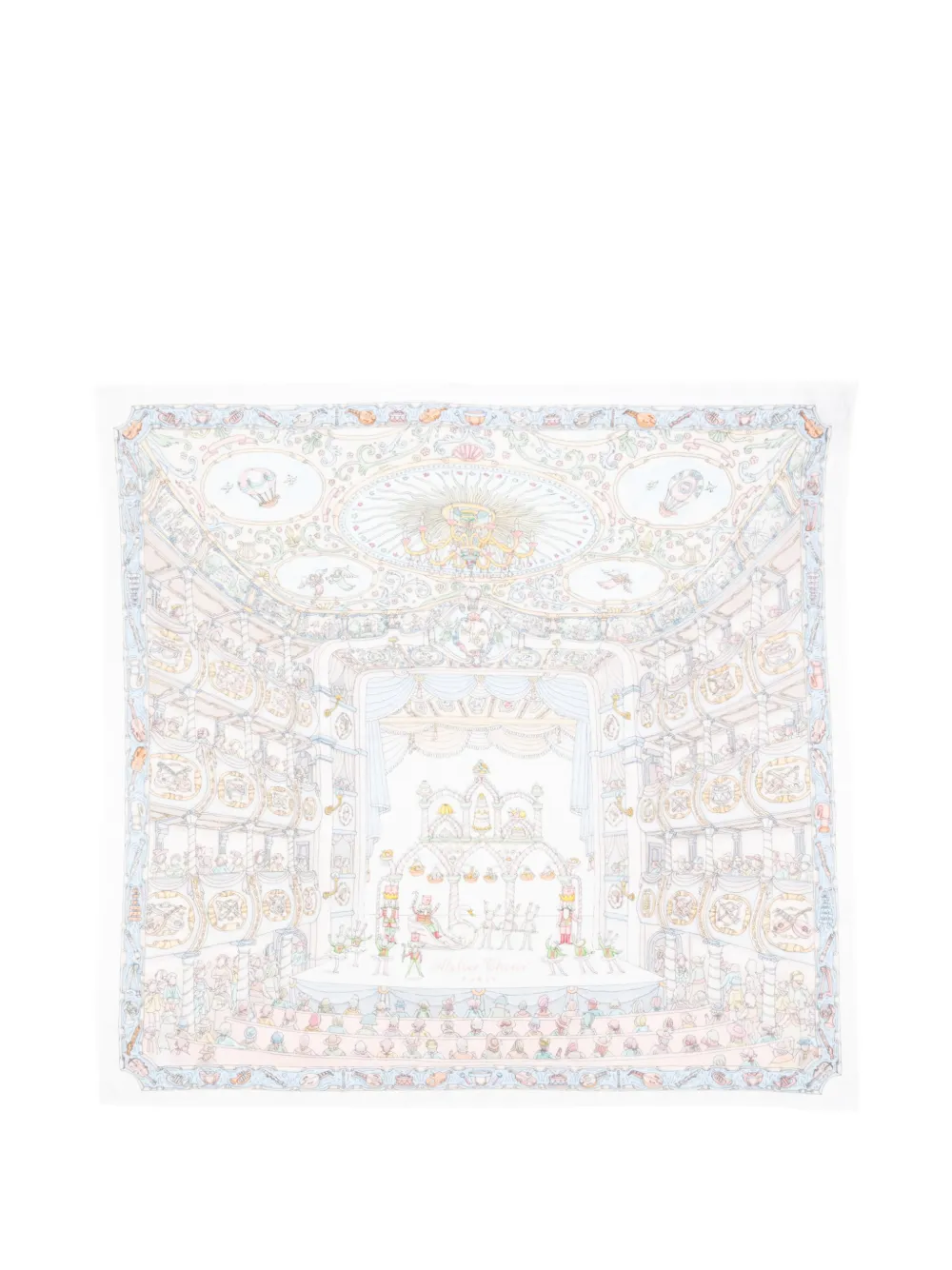 Atelier Choux patterned blanket - Bianco