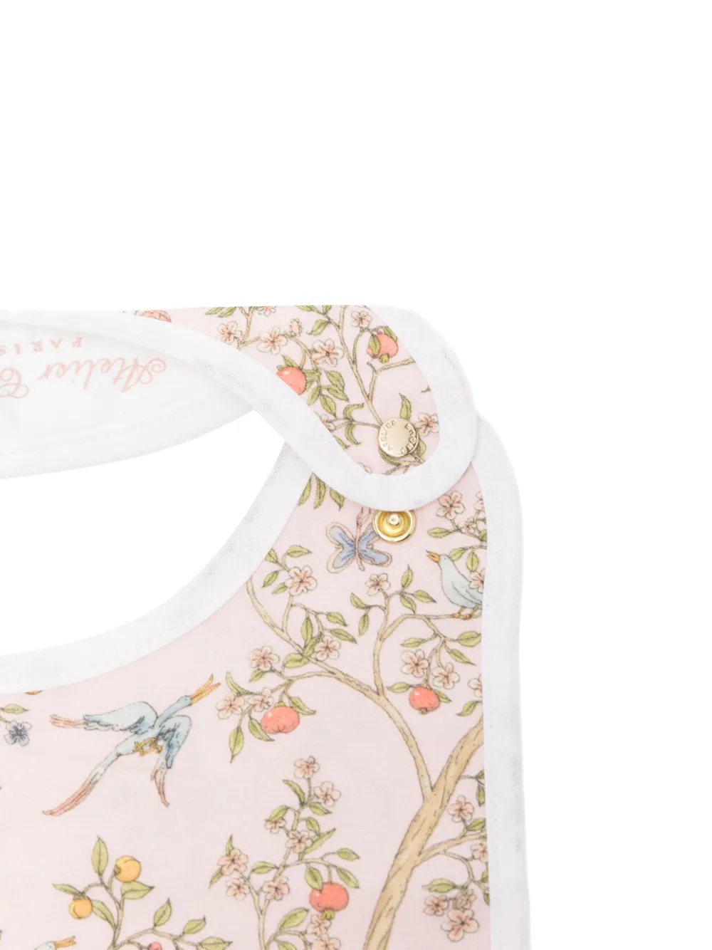 Atelier Choux Slabbetje met bloemenprint Roze