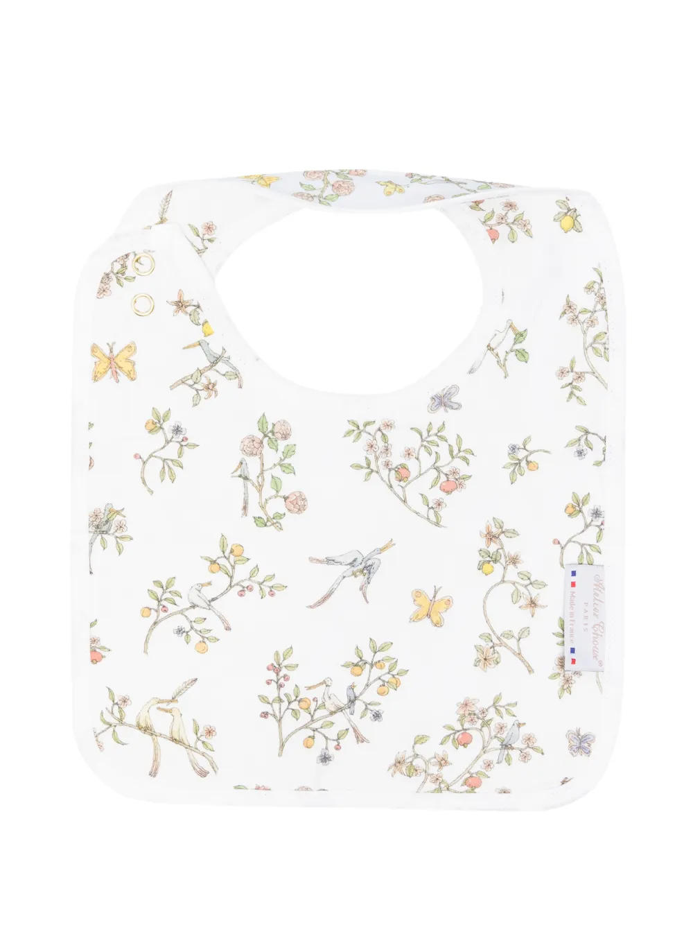 Atelier Choux Slabbetje met print Wit