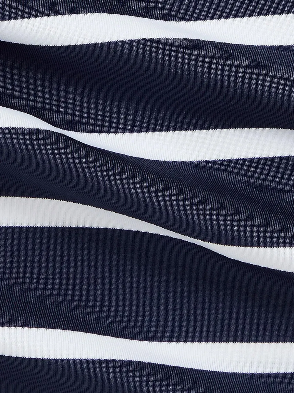 POLO RALPH LAUREN KIDS Gestreepte romper met geborduurd logo Blauw
