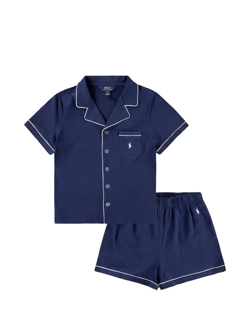 POLO RALPH LAUREN KIDS piped logo pyjamas - Blau