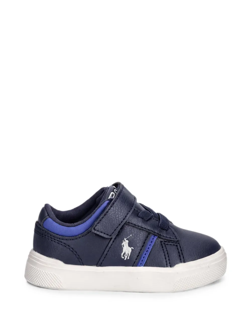 POLO RALPH LAUREN KIDS logo strap sneakers - Blu