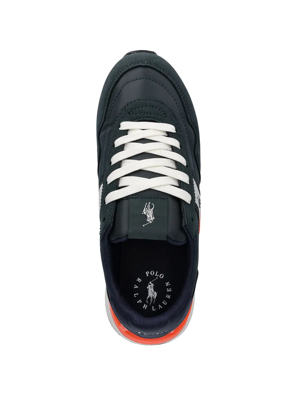 POLO RALPH LAUREN KIDS logo stripe sneakers Groen