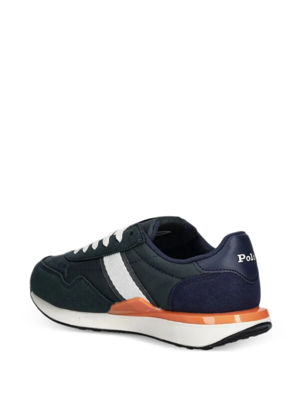 POLO RALPH LAUREN KIDS logo stripe sneakers Groen