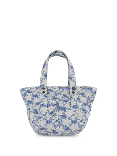 POLO RALPH LAUREN KIDS floral-print canvas tote bag