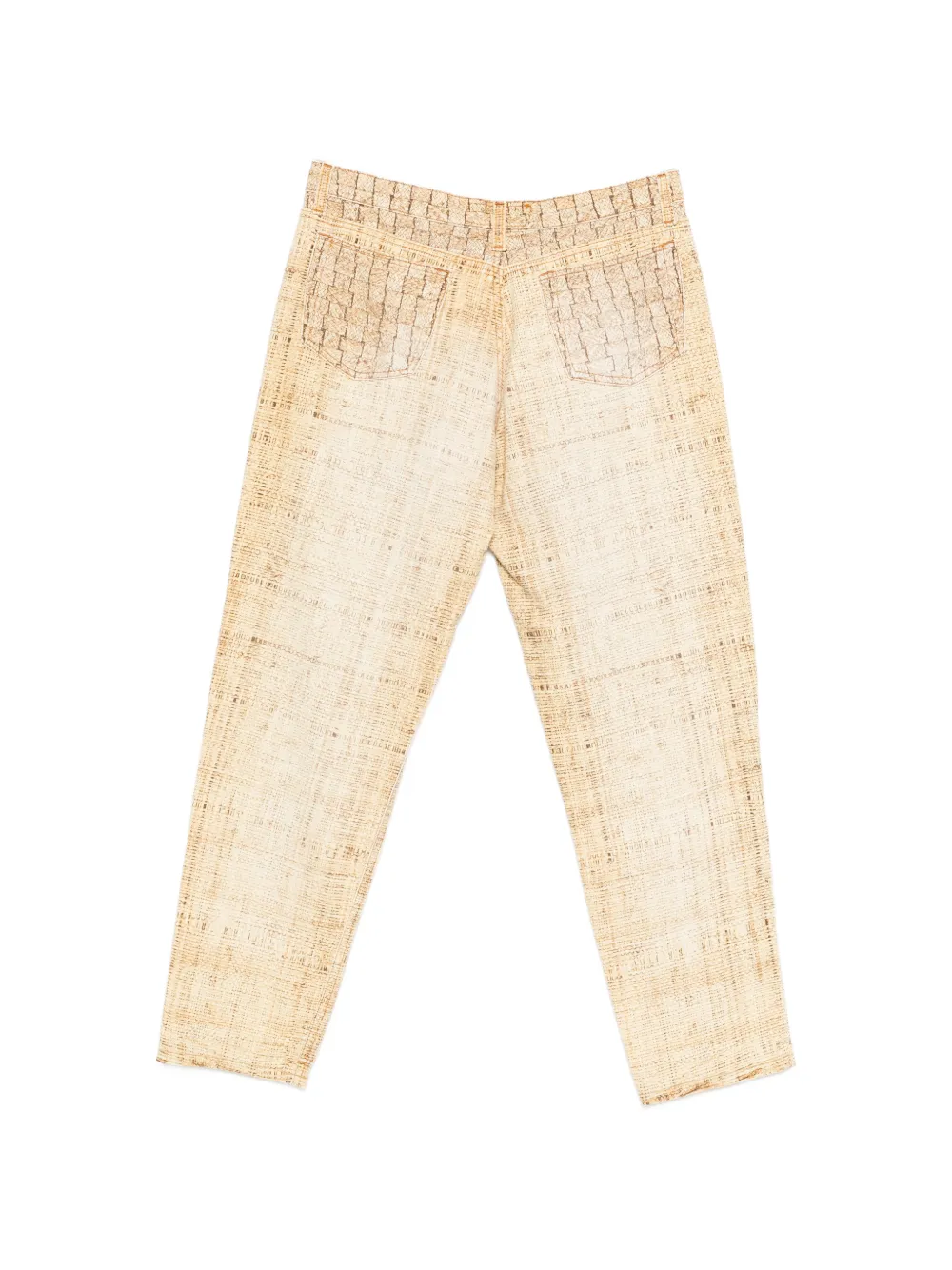 パンツ 1990s Roberto Cavalli coating pants M Roberto Cavalli Vintage 1990s テクスチャード パンツ | ニュートラル