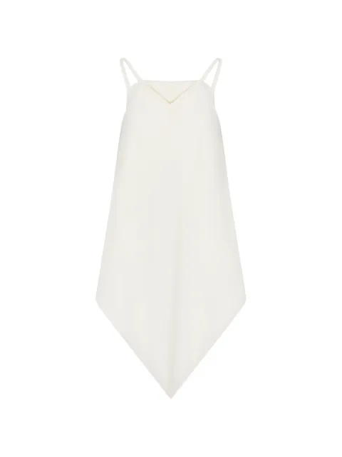 Balenciaga asymmetric square-neckl top