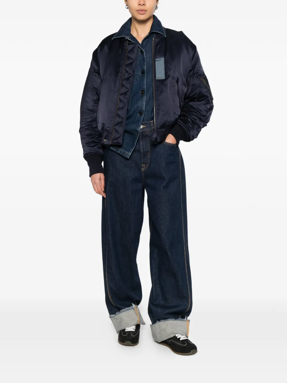  Kenzo Zip-up Bomber Jacket - Blue 