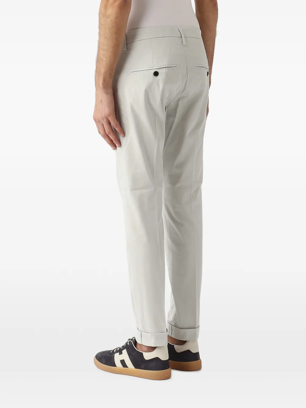  Dondup Rolled-hem Trousers - Grey 